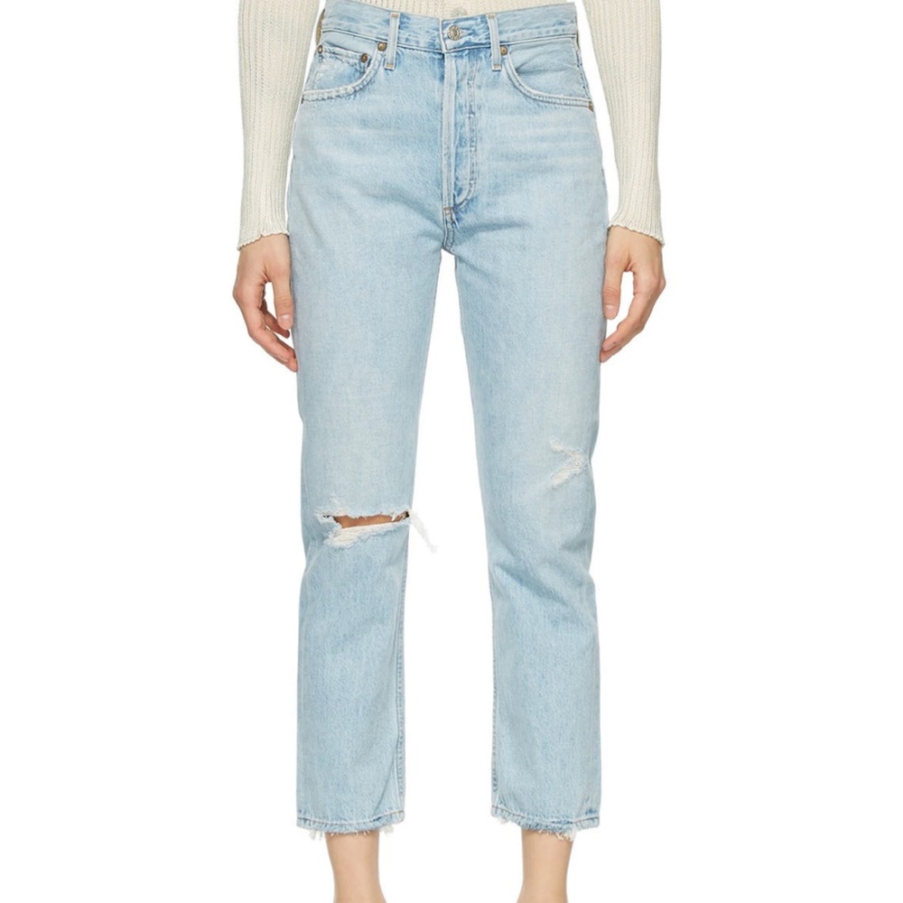COPY - Agolde Jeans Agolde Riley High Rise Straight Jeans NWOT 27 x 25.5